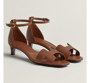 【HERMES] Chamois  SHOES 에르메스 여성 빈티지 힐샌들 슈즈