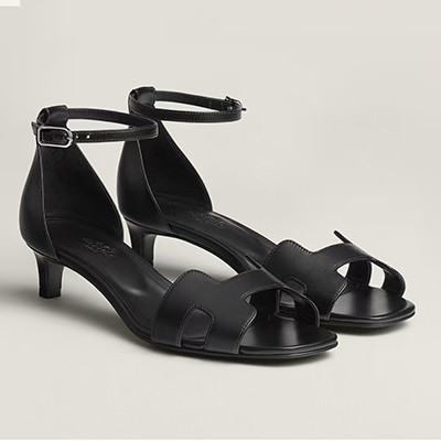 【HERMES] Chamois  SHOES 에르메스 여성 빈티지 힐샌들 슈즈