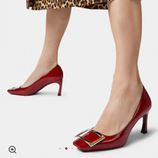 [펌프스/힐] Roger vivier 팬더샵 로저비비 정장힐 미드힐 레드슈즈