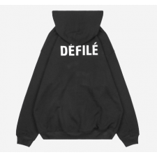 [TOP] 21SS 발렌시아가 디파일 로고 후드티 defile