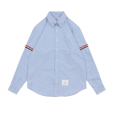 [TOP] Thom Browne 톰 브라운 긴소매 양쪽 테이핑 셔츠