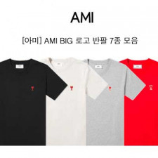 [제작상품] AMI 아미 미니 로고 반팔 티셔츠 7종