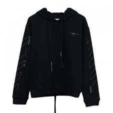[WH12] 20SS 오프화이트 테두리 프린트 후드티 OFF WHITE