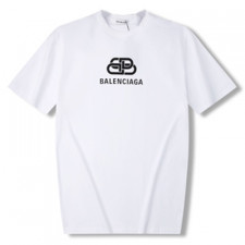 [TNN셀러] 발렌시아가 화이트 자물쇠로고 티셔츠 Balenciaga