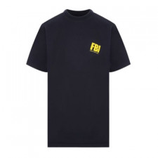 [TTN셀러] 발렌시아가 블랙 fbi 티셔츠