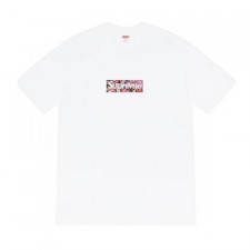 [AM셀러] 슈프림 무라카미 타카시 코로나 박스로고 티셔츠 Supreme Takashi Murakami COVID-19 Relief Box Logo Tee White