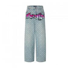 [TNN셀러] 22ss 루이비통 BAGGY DENIM PANTS 모노그램 데님 팬츠 1A9T0J