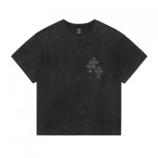 [정품급버전] 크롬하츠 CHROMEHEARTS 십자 표지 가죽 티셔츠