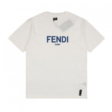 [정품급버전] 펜디 FENDI 블랙 코튼 티셔츠 화이트