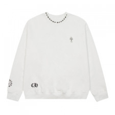 [AM셀러] 크롬하츠 넥 로고 크로스 슬리브 긴팔 티셔츠 Chrome Hearts