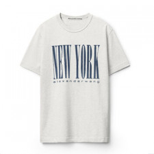 [TNN셀러] 알렉산더왕 컴팩트 저지 ny 퍼프 그래픽 티셔츠