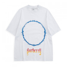 [TNN셀러] BURBERRY 버버리 가시 덩쿨 로고 프린트 코튼 오버사이즈 티셔츠