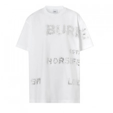 [C셀러] BURBERRY 버버리 크리스털 호스페리 코튼 오버사이즈 티셔츠