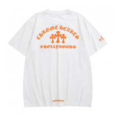 [TNN셀러] CHROME HEARTS CH 크롬하츠 화이트 반팔 티셔츠
