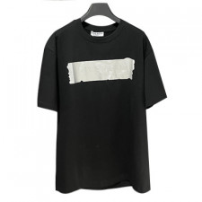 [정품급버전] GIVENCHY 지방시 라메 로고 라텍스 밴드 티쳣츠 블랙