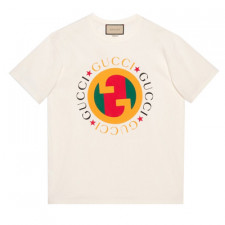 [CA셀러] GUCCI 구찌 자수 장식 코튼 저지 티셔츠