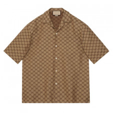 [DA셀러] GUCCI 구찌 GG 반팔 리넨 셔츠 742707ZAM7G