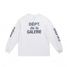 [SN셀러] GALLERY DEPT 갤러리 디파트먼트 프렌치 컬랙터 롱슬리브 티셔츠 화이트 블랙