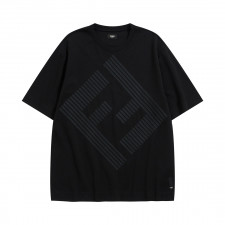 [TNN셀러] FENDI 펜디 블랙 저지 티셔츠 FY0936APM3F0QA1