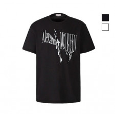 [DA셀러] 알렉산더 맥퀸 로고 프린트 크루넥 티셔츠 ALEXANDER MCQUEEN
