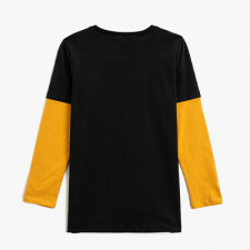 [ZY셀러] 질샌더 백 로고 더블 레이어드 티셔츠 JIL SANDER