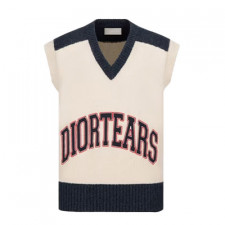 [ZY셀러] 디올 DIOR TEARS 민소매 스웨터 393M654AT657