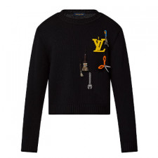 [C셀러] 루이비통 LV 툴 엠브로이더드 크루넥 1AB91Q LOUIS VUITTON