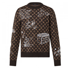 [ZY셀러] 루이비통 모노그램 엠브로이더드 울 크루넥 LOUIS VUITTON
