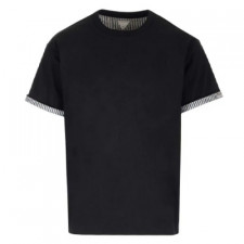 [ZY셀러] 보테가베네타 크루넥 스트라이프 리넨 반팔티셔츠 754683_V39G01000 BOTTEGA VENETA