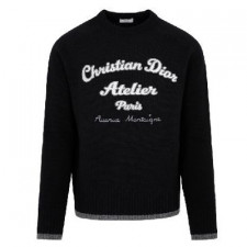 [ZY셀러] 디올 아틀리에 로고 울 니트탑 DIOR