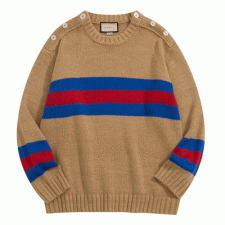 [TNN셀러] 구찌 웹 스트라이프 울 모헤어 니트탑 GUCCI