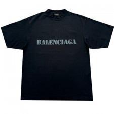 [TNN셀러] 발렌시아가 스텐실 타입 미디엄 핏 반팔 티셔츠 BALENCIAGA