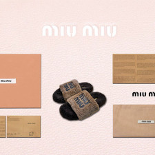 [샌들/슬리퍼]MIUMIU 2025 신상 여성 미우미우 슬리퍼 신발