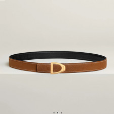 [여성벨트] HERMES BELT 신상 에르메스 빈티지 금장벨트 밤색