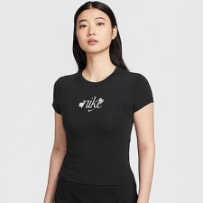 NIKE 여성 신상 나이키 라운드 요가복 스포츠 티셔츠 HF9723-010