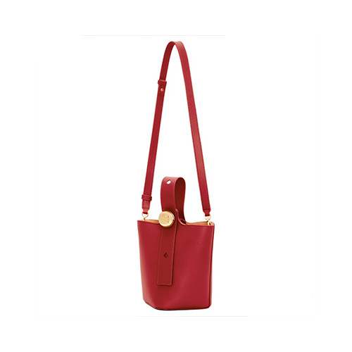 [LOEWE] 여성백 로에베 미니 페플 버킷백 카프스킨 레드 신상백 (정품급) 062342A