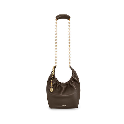 [LOEWE] 여성백 로에베 스퀴즈백 멜로우 나파램스킨 크림슨 레더숄더백(정품급) 652329