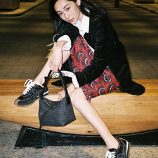 [LOEWE] 여성백 로에베 아나그램 규비백 자카드 에쿠루탄 숄더백 (정품급) 652104