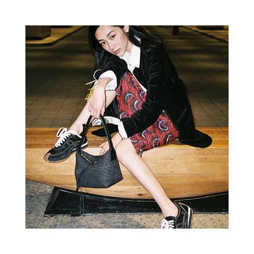 [LOEWE] 여성백 로에베 아나그램 규비백 자카드 에쿠루탄 숄더백 (정품급) 652104