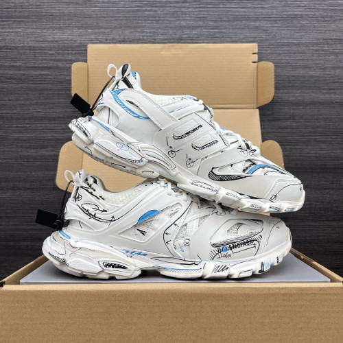 [Balenciaga] 1:1 정품급 Gomma MAILLE WHITE/ORANGE 스니커즈