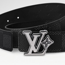 [남성벨트] LV Flower BELT 루이비통 4CM 패션 벨트 은장