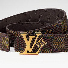 [남성벨트] LV Flower BELT 루이비통 4CM 패션 벨트 금장