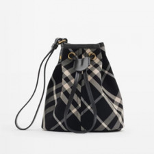 [BURBERRY] 여성백 버버리 Bag 체크 드로스트링 파우치백 118150