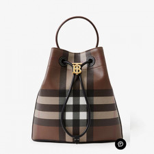 [BURBERRY] 여성백 버버리 Bag 체크 드로스트링 파우치백 070160