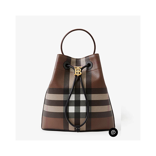 [BURBERRY] 여성백 버버리 Bag 체크 드로스트링 파우치백 070160