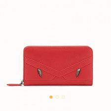 [FENDI] 여성지갑 펜디 BUGS WALLET  핸드 카드장지갑