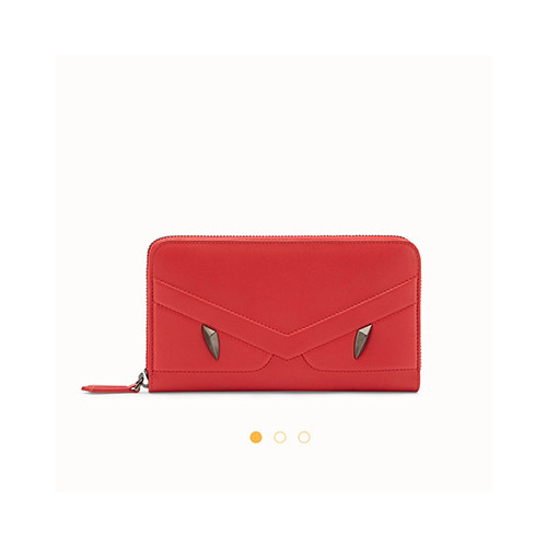 [FENDI] 여성지갑 펜디 BUGS WALLET  핸드 카드장지갑