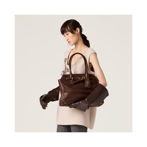 [MIUMIU] 여성백 Nappa Bag 아방뛰르 나파 미우미우 가죽 토트백