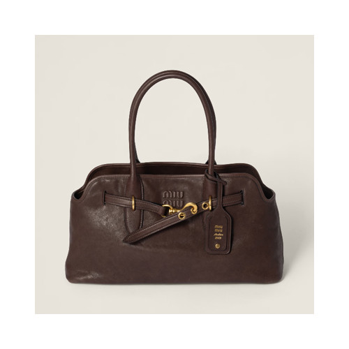 [MIUMIU] 여성백 Aventure Bag 아방뛰르 나파 미우미우 가죽 토트백