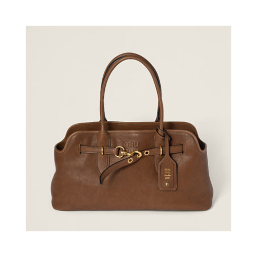 [MIUMIU] 여성백 Aventure Bag 아방뛰르 나파 미우미우 가죽 토트백